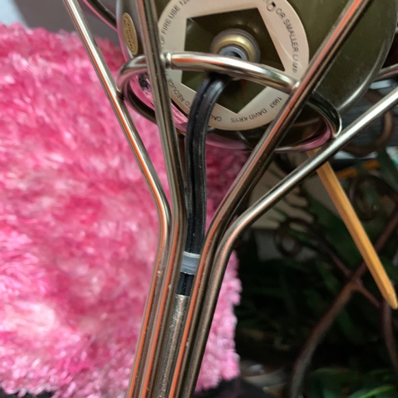 Original vintage David Krys 1993 metal martini glass light - Picture 6 of 6